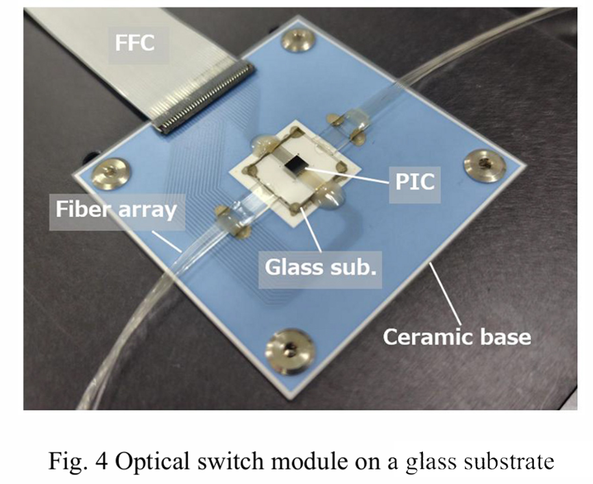 玻璃基板光開(kāi)關(guān)模塊圖 - 科毅光通信技術(shù)方案