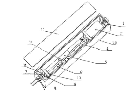 根據本實(shí)用新型電控光可調光纖延遲線(xiàn)示意圖
