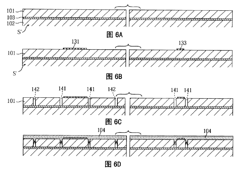 微型開(kāi)關(guān)器件的方法的一些步驟